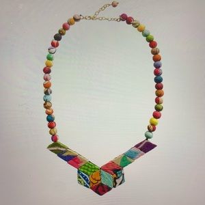 Kantha Stained Glass Necklace